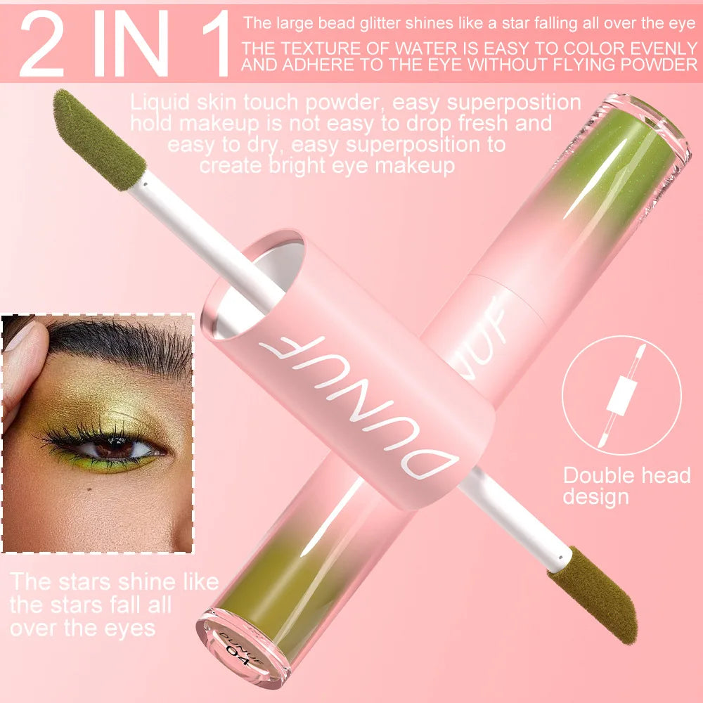 2-in-1 Glitter & Matte Liquid Eyeshadow Pen | Waterproof 24H Liquid Eyeshadow Pen PRIMED