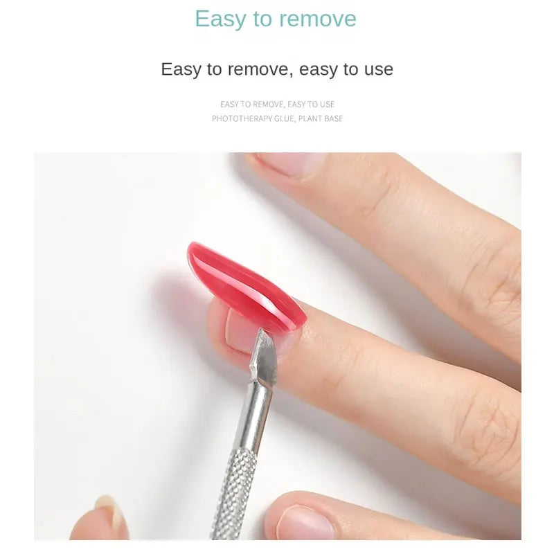Strong Brush-On Nail Glue for Acrylic & False Tips – 15ml