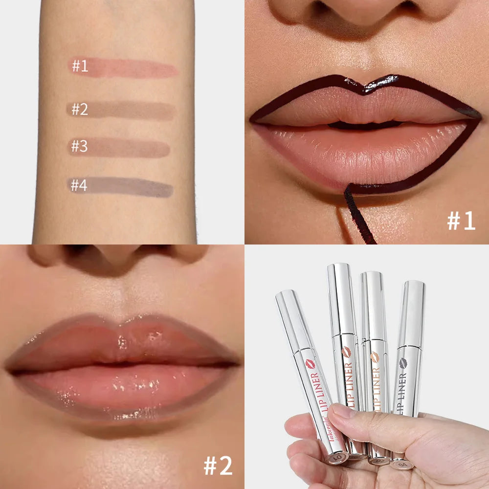 Peel Off Matte Lip Liner Pencil – Waterproof & Long Lasting Lip Liner Pencil PRIMED