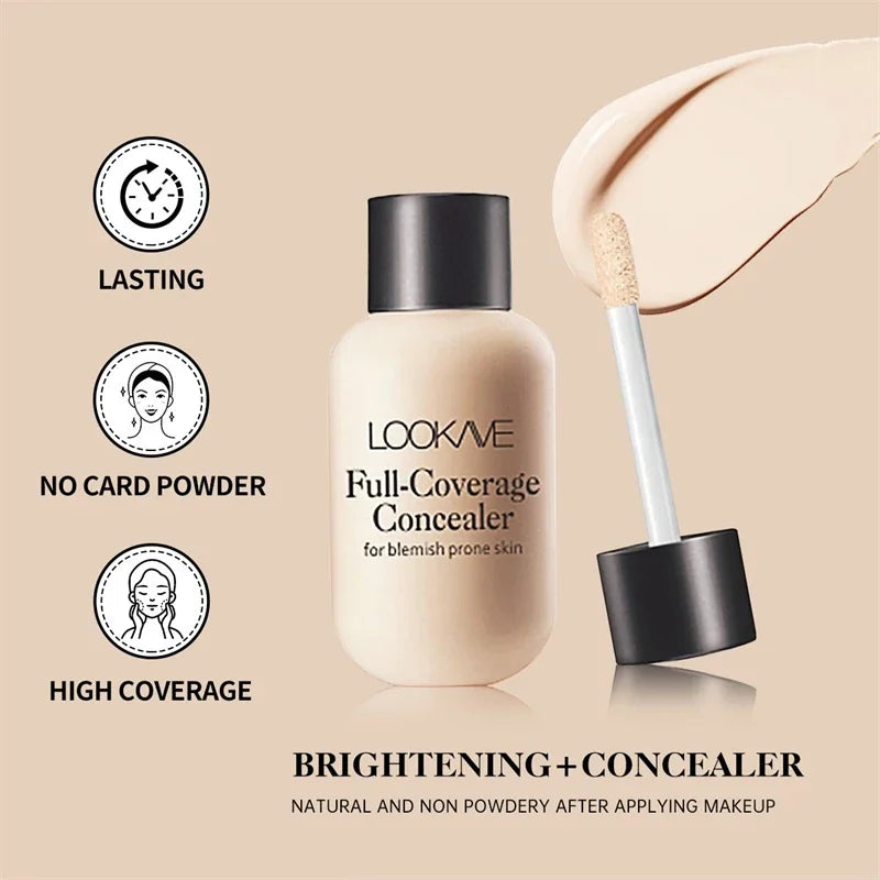 Lightweight Liquid Concealer – Waterproof & Long-Lasting