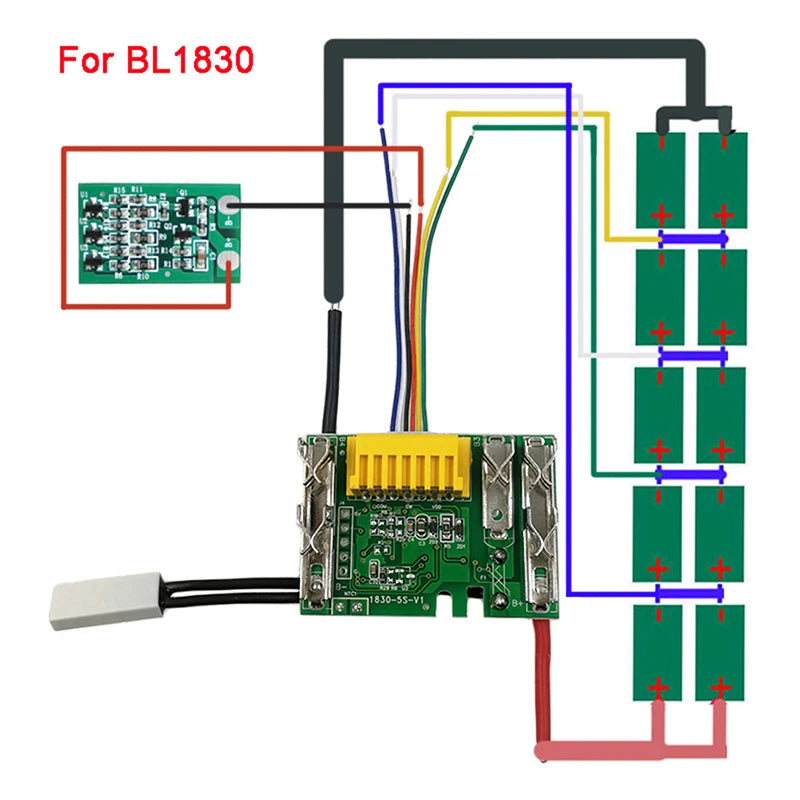 18V Li-Ion Battery PCB Board for Makita BL1830 BL1850 BL1860