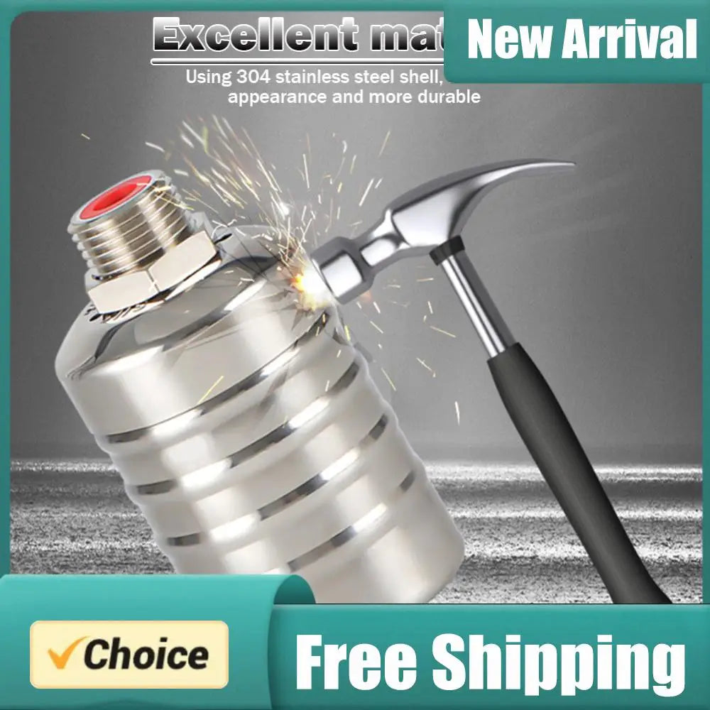 304 Stainless Steel Float Valve – Auto Water Level Control Float Valve PRIMED Upper Water Inlet 3/4"