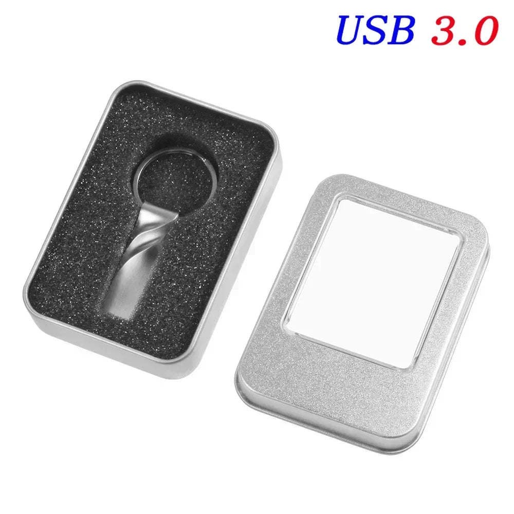 JASTER 128GB USB 3.0 Metal Flash Drive – Wave Keychain Design USB Flash Drive PRIMED 4GB Silver With Box China Mainland