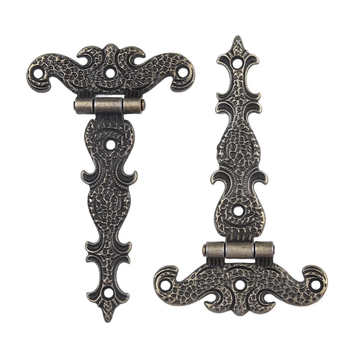 Zinc Alloy Vintage Butt Hinges 4PCS – Cabinet & Box Hardware