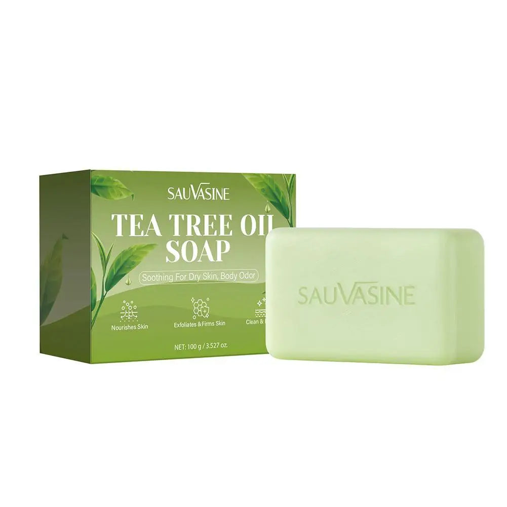 Tea Tree Oil Soap Bar – Deep Pore Cleansing Body & Feet