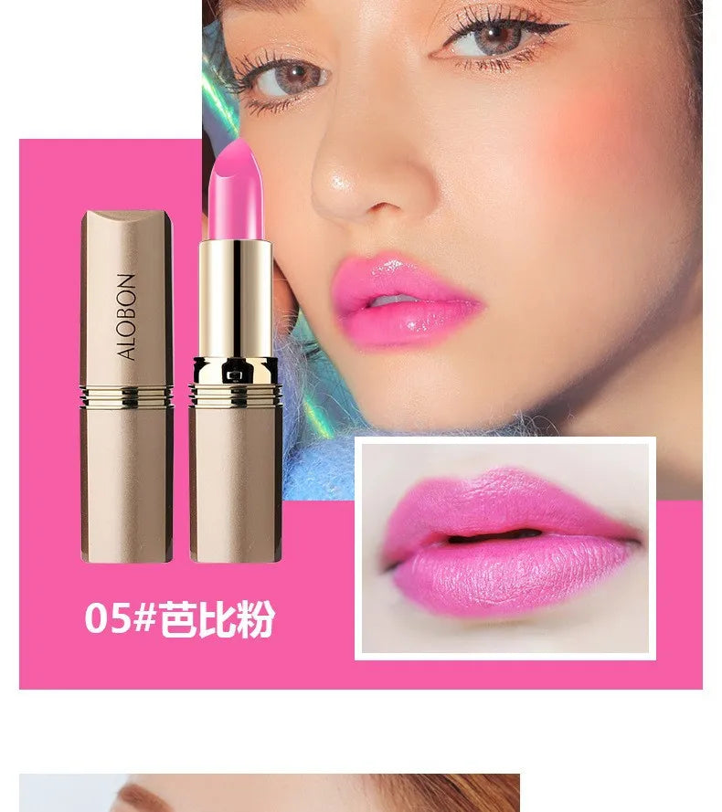 10-Color Matte Velvet Lipstick – Waterproof 24H Long-Lasting