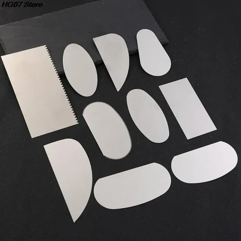 10 Pcs Stainless Steel Clay Scrapers – Pottery Sculpting Tools