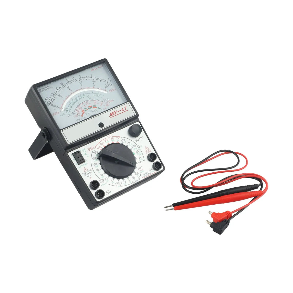 MF-47 Analog Multimeter – Voltage, Current & Battery Tester Analog Multimeter PRIMED