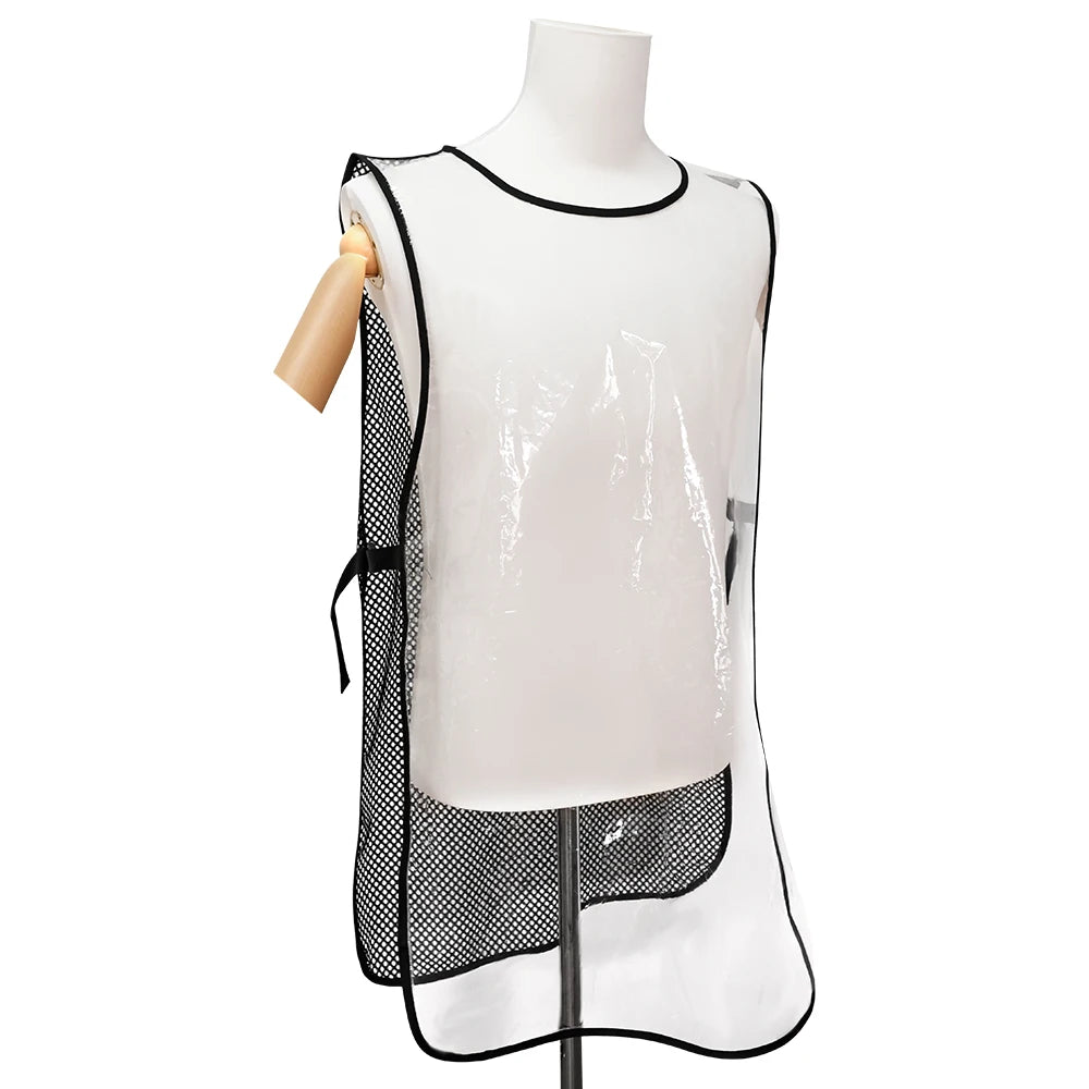 Transparent Waterproof Apron – Barber, Grooming & Garden