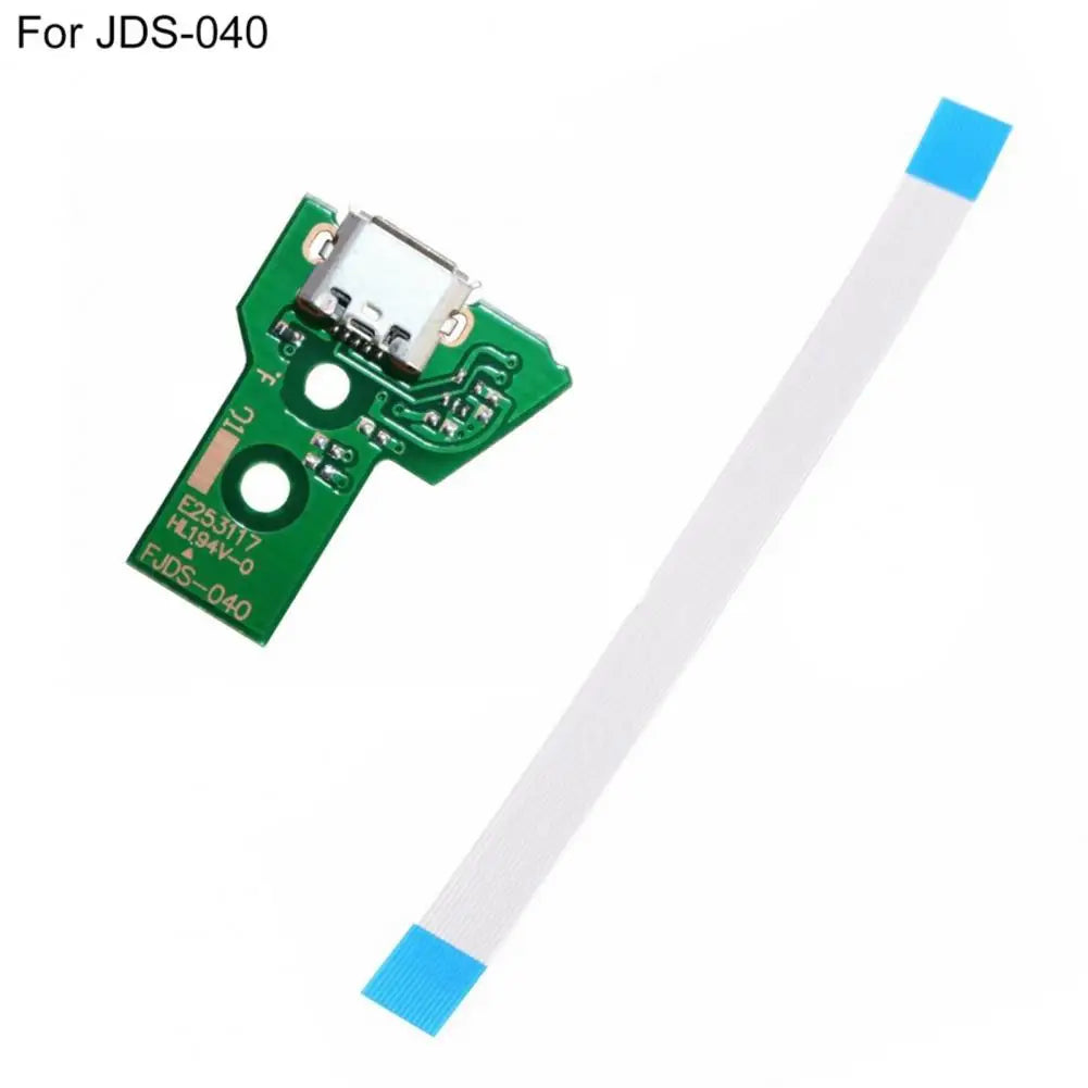 PS4 Controller USB Charging Port Board 12Pin Flex JDS-030/040/055 Controller Repair Part PRIMED for JDS040