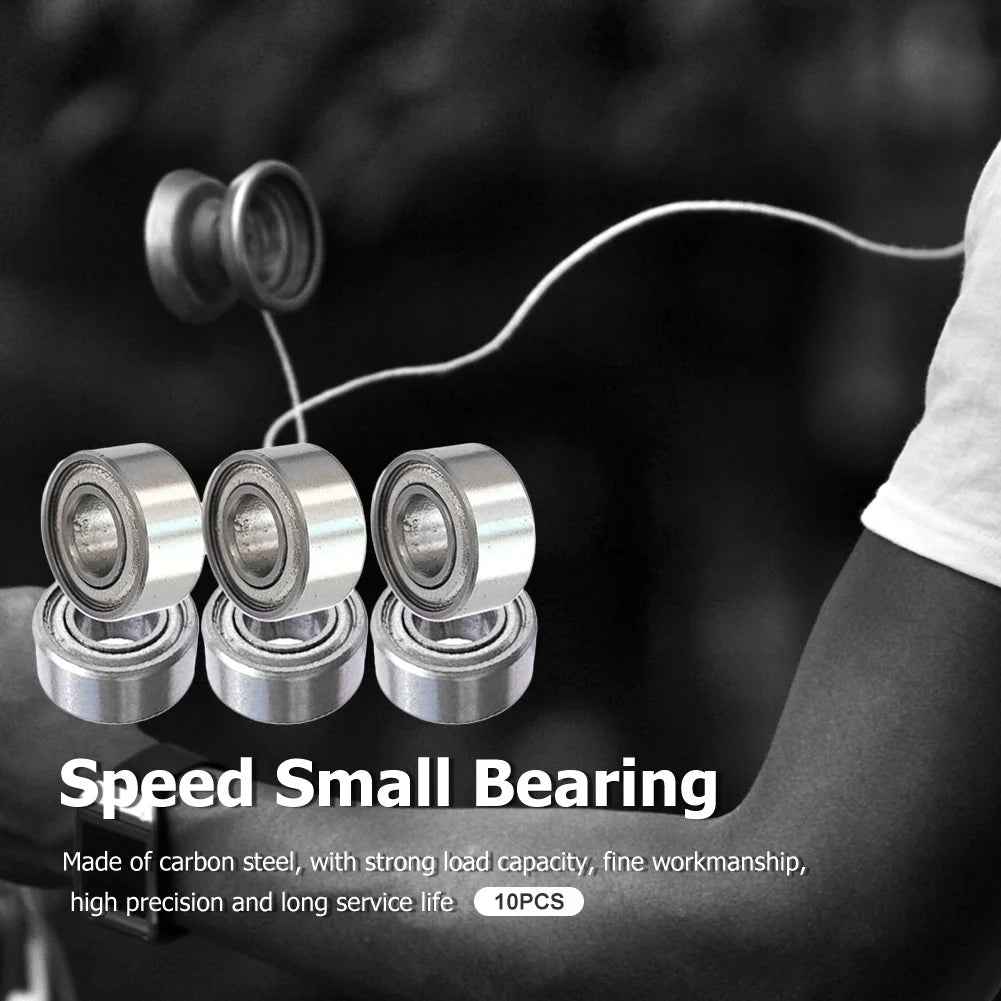 10-Pack 685ZZ Miniature Ball Bearings 5x11x5mm Carbon Steel Miniature Ball Bearing PRIMED