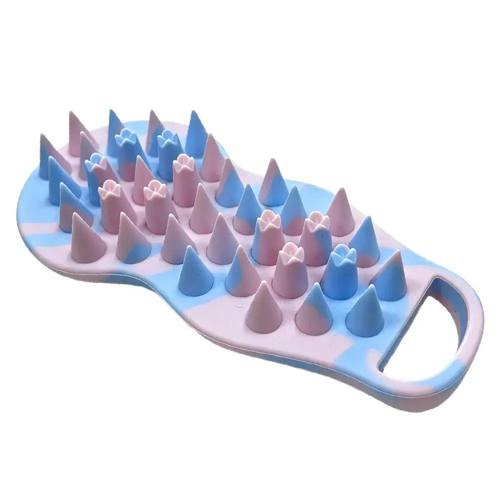 Soft Silicone Scalp Massage Brush – Anti-Slip Shower Comb Scalp Massage Brush PRIMED E