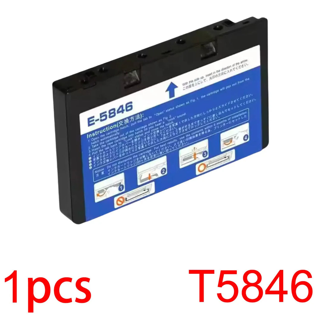 T5846 Compatible Ink Cartridge for Epson PictureMate PM200–PM300 Ink Cartridge PRIMED 1pcs