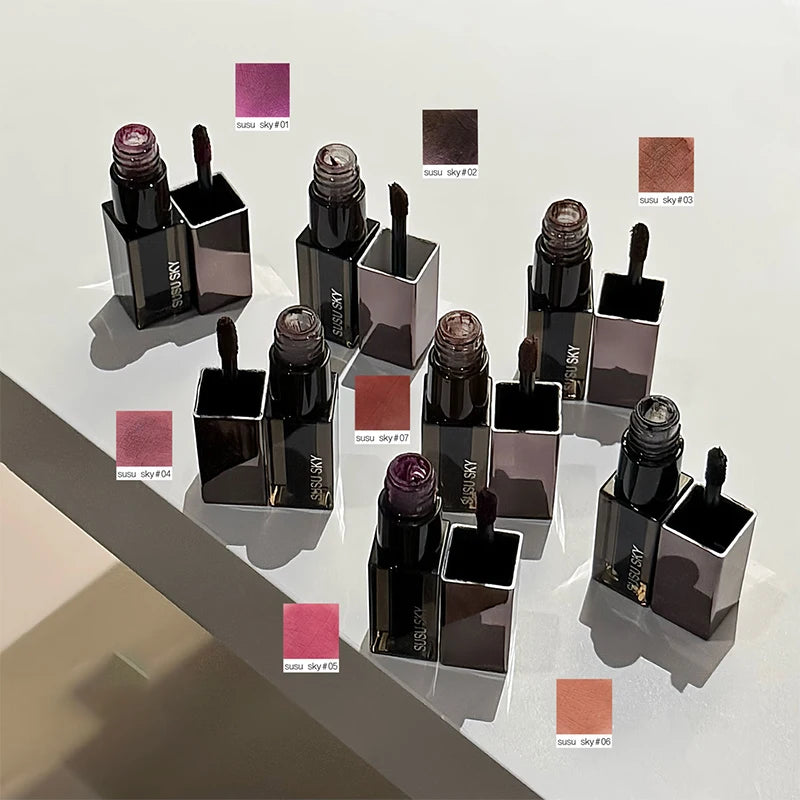 Matte Velvet Lip Mousse – Gothic Shades, Non-Stick Lip Tint Matte Lip Mousse PRIMED