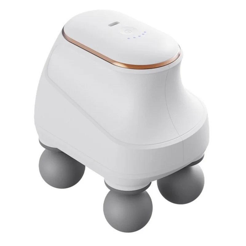 YUKUI 4-Head Massage Gun – 5-Speed Electric Percussion Massager