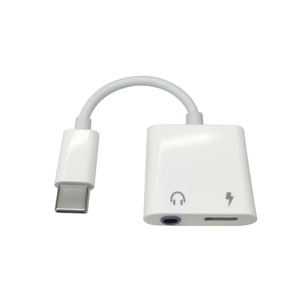 2-in-1 USB-C to 3.5mm Adapter with 60W PD Charging USB-C Audio Adapter PRIMED