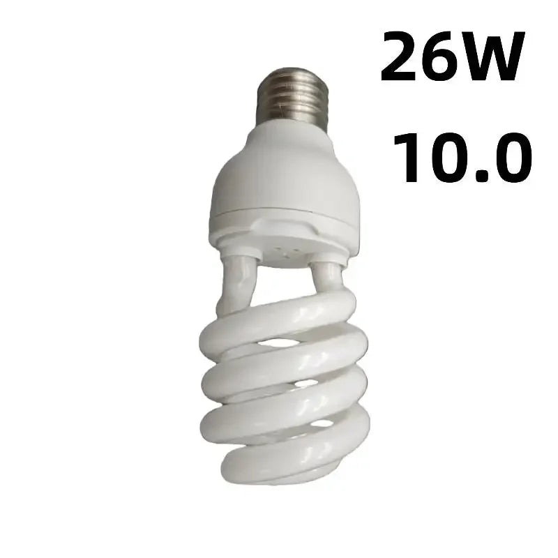 UVB Reptile Lamp 13W/26W 5.0 & 10.0 – Terrarium Basking Light Reptile UVB Lamp PRIMED B 26W 10