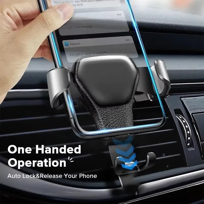 Gravity Auto-Lock Car Air Vent Phone Holder – Universal Mount Car Phone Mount PRIMED