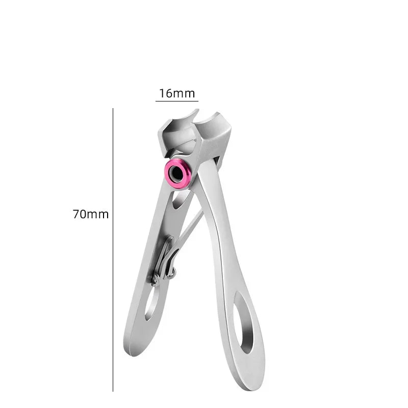 Stainless Steel Nail Clipper – Fingernail & Toenail Cutter Nail Clipper PRIMED Small silvery