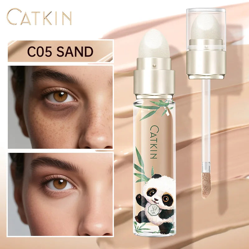 CATKIN Panda Double-Ended Liquid Concealer – Oil Control 5 Shades