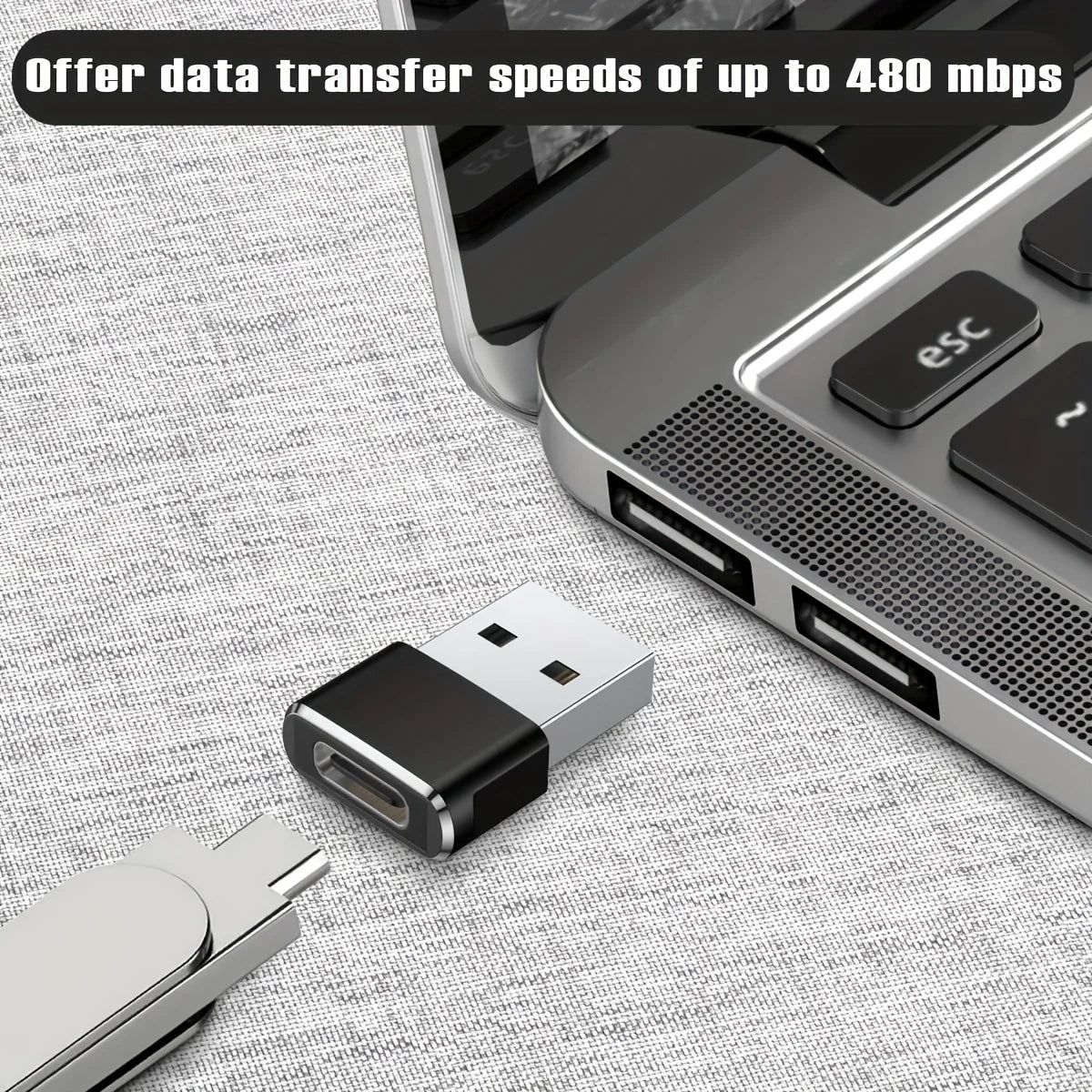 USB-C to USB-A OTG Adapter – Fast Charging & Data Sync USB OTG Adapter PRIMED