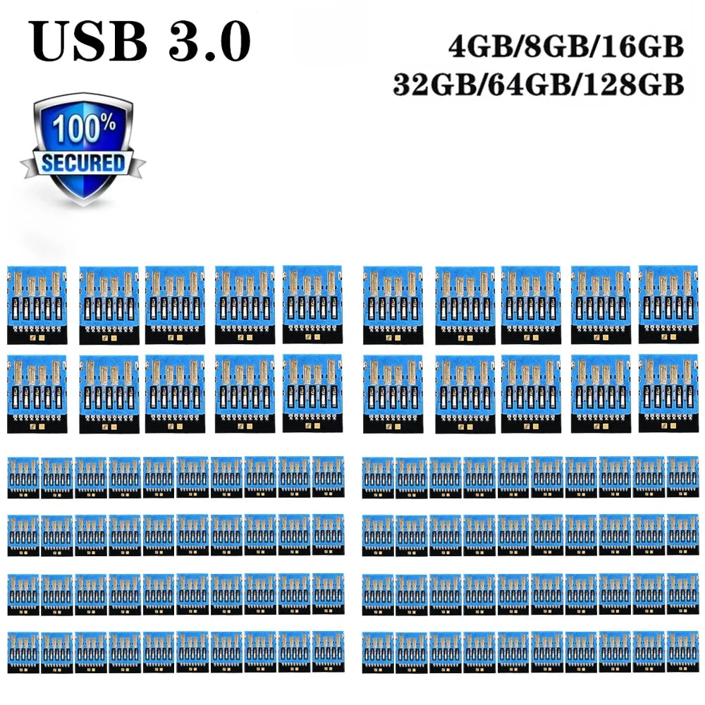 USB 3.0 Flash Drive Chip DIY Pendrive 8GB–64GB | Plug & Play USB Flash Drive PRIMED