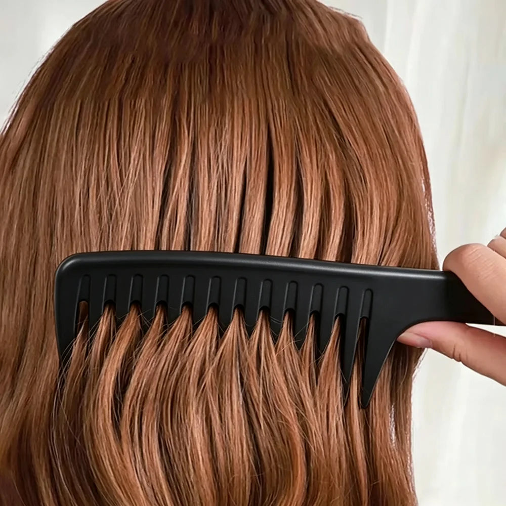 Wide Tooth Comb 4-Pack – Anti-Static ABS for Thick Curly Hair Wide Tooth Comb PRIMED