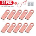 20-Pack USB 2.0 Flash Drives 128MB–128GB | Free Custom Logo USB Flash Drive PRIMED 8 GB Rose USB 2.0