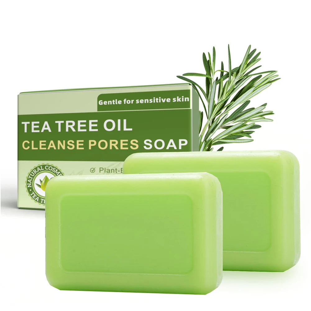 Tea Tree Oil Soap Bar – Natural Face & Body Cleanser 100g Natural Soap Bar PRIMED