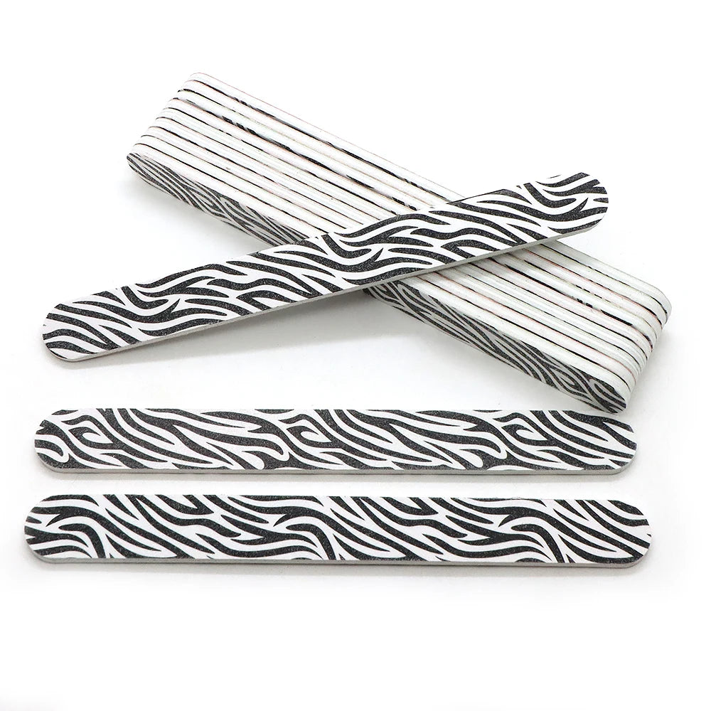 Professional 180/180 Nail Files for Manicure & Pedicure – 5/10/30 Pcs