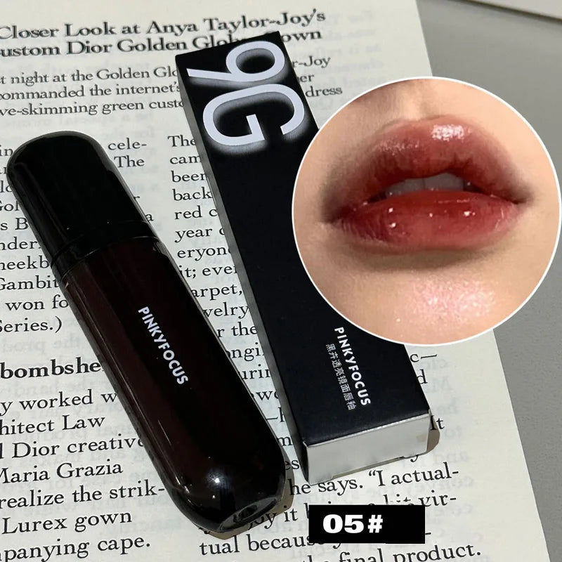 Red Brown Mirror Lip Glaze – Pigmented Liquid Lipstick 9g