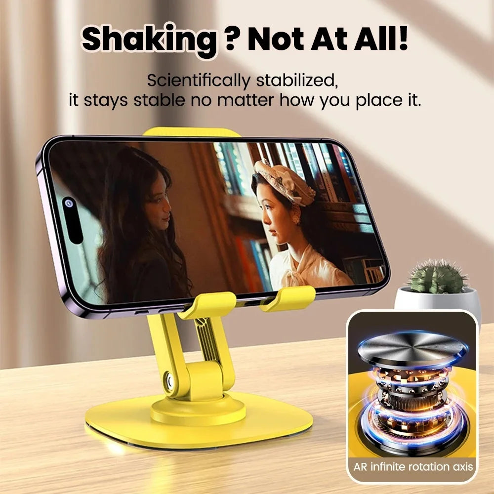 Universal 360° Rotating Phone Stand – Foldable Desktop Holder Phone Stand PRIMED