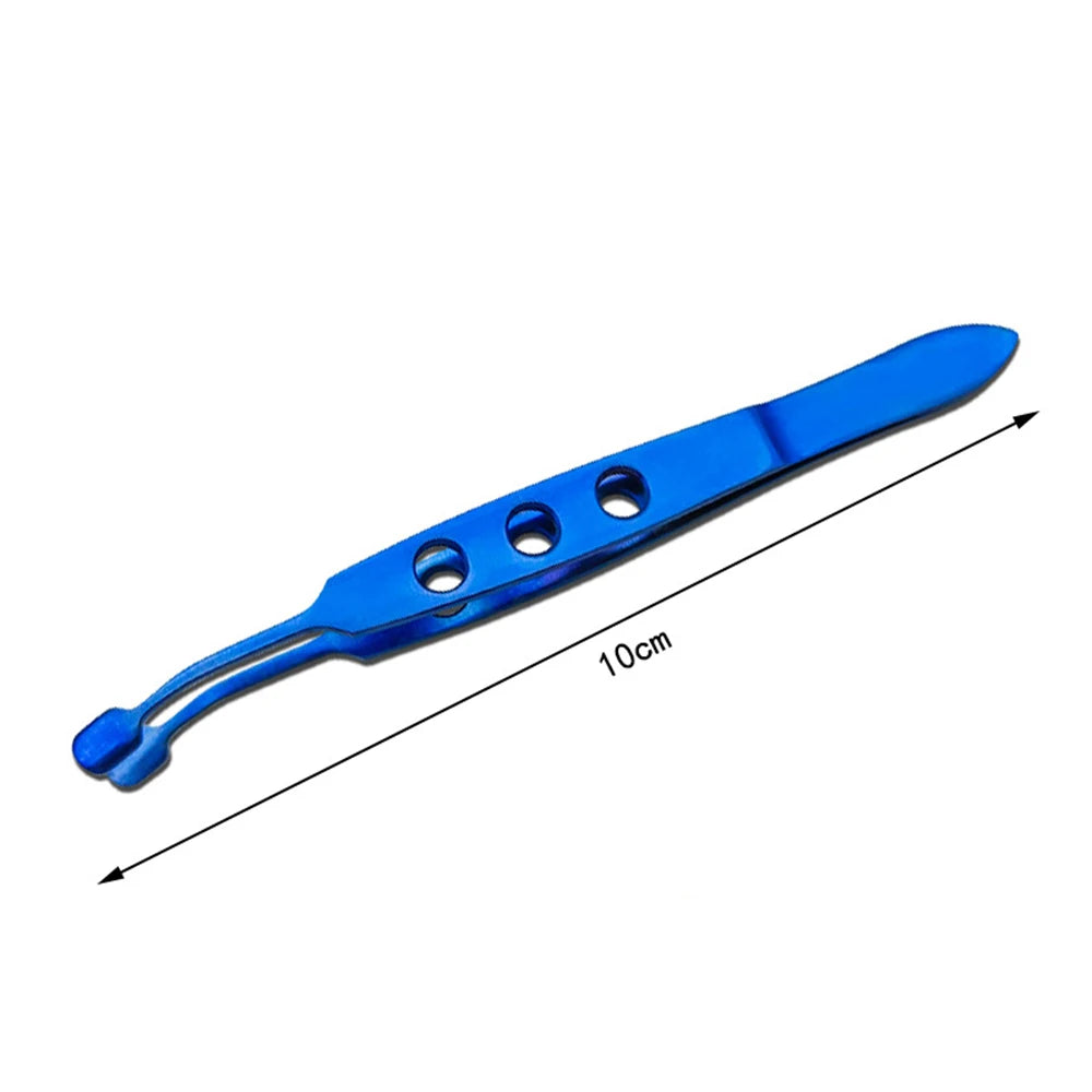Stainless Steel Eyelid Massage Forceps | Meibomian Compressor