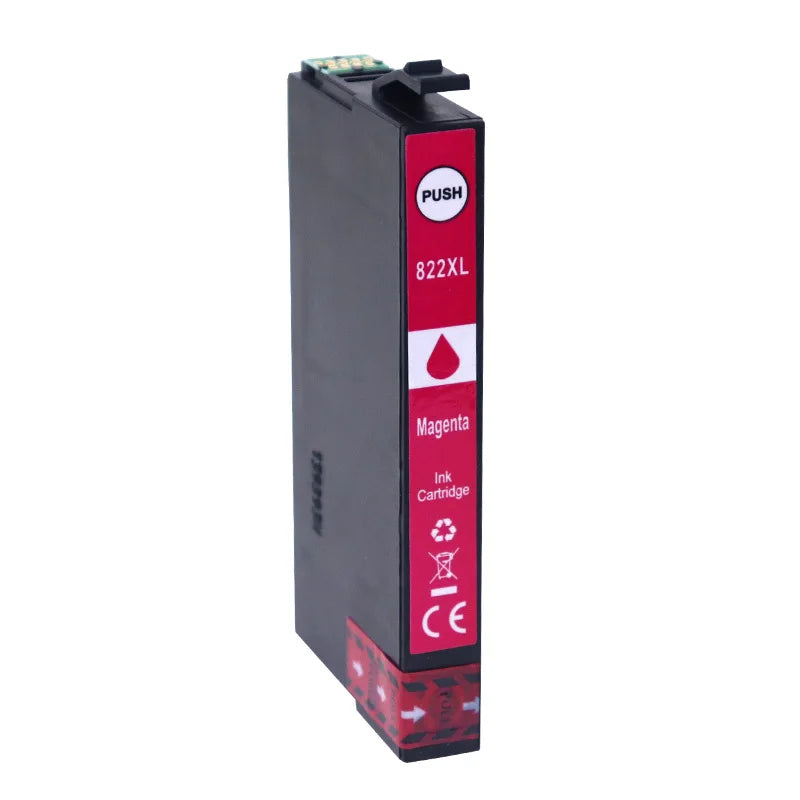 822XL Ink Cartridges for Epson WF-3820 WF-4820 WF-4830 4-Pack Ink Cartridge Set PRIMED