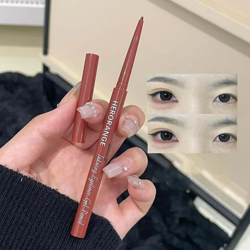 10-Color Waterproof Eyeliner Pencil – High Pigment Matte Gel