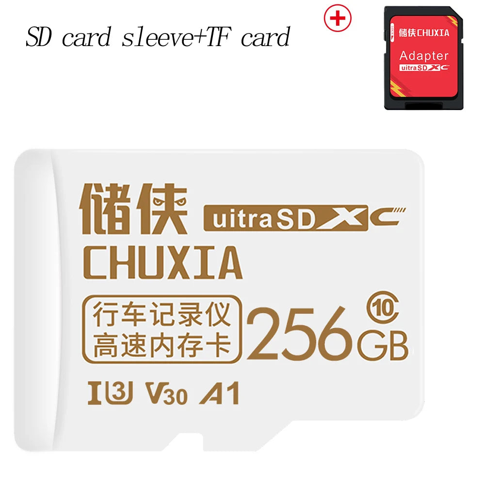 Micro SD Card 64GB 128GB Class 10 TF Flash Card + SD Adapter Micro SD Flash Card PRIMED 256GB