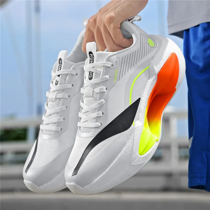 LETCOMFIT Carbon Plate Running Shoes Men – Lightweight Racer Carbon Plate Running Shoes PRIMED