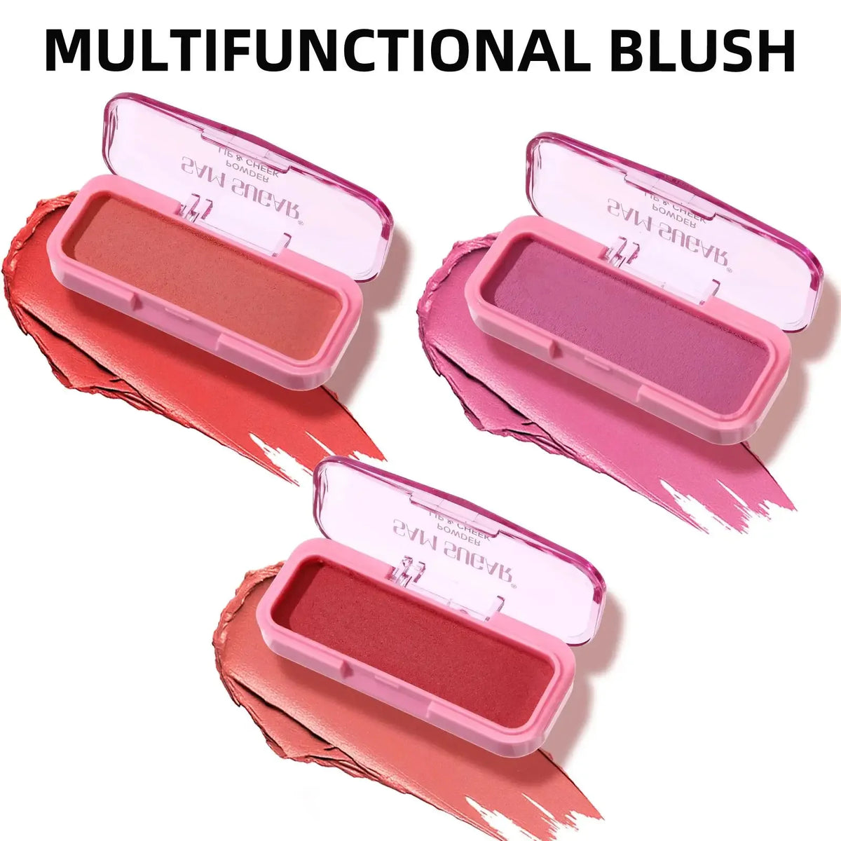 SAM SUGAR Matte Blush Cream – Multi-Use Lips, Face & Cheeks