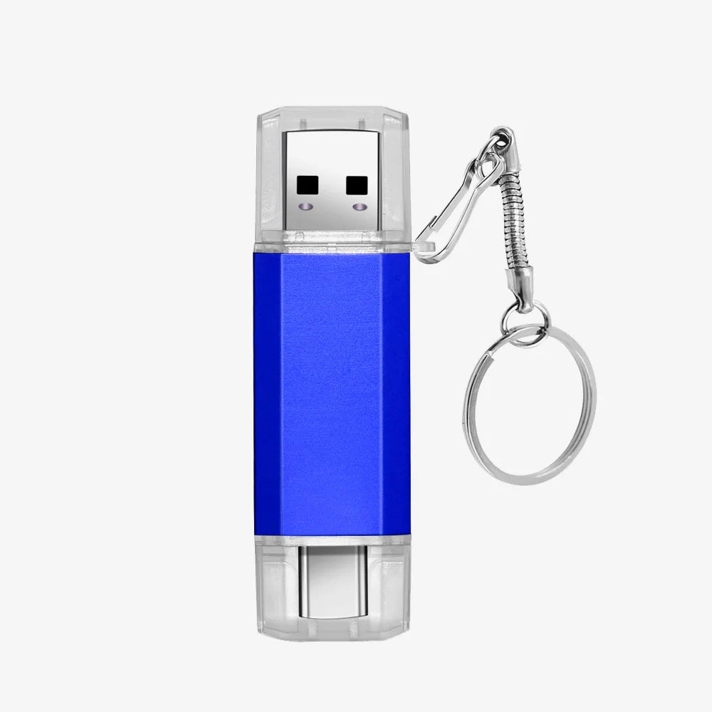 USB Type-C Flash Drive 4GB–256GB | Dual Interface Metal Stick USB Flash Drive PRIMED 4GB Style 7
