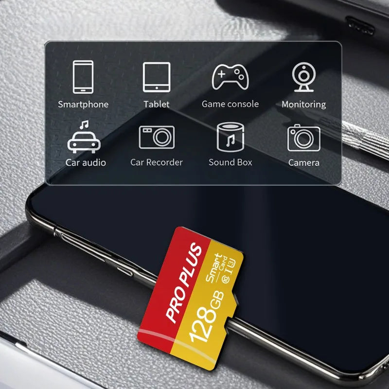 RANNIND Micro SD Card 8–128GB U3 V30 A1 + SD Adapter MicroSD Memory Card PRIMED