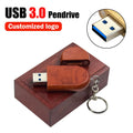 64GB Wooden Bamboo USB 3.0 Flash Drive – Free Custom Logo USB Flash Drive PRIMED 128 GB Rose with BOX