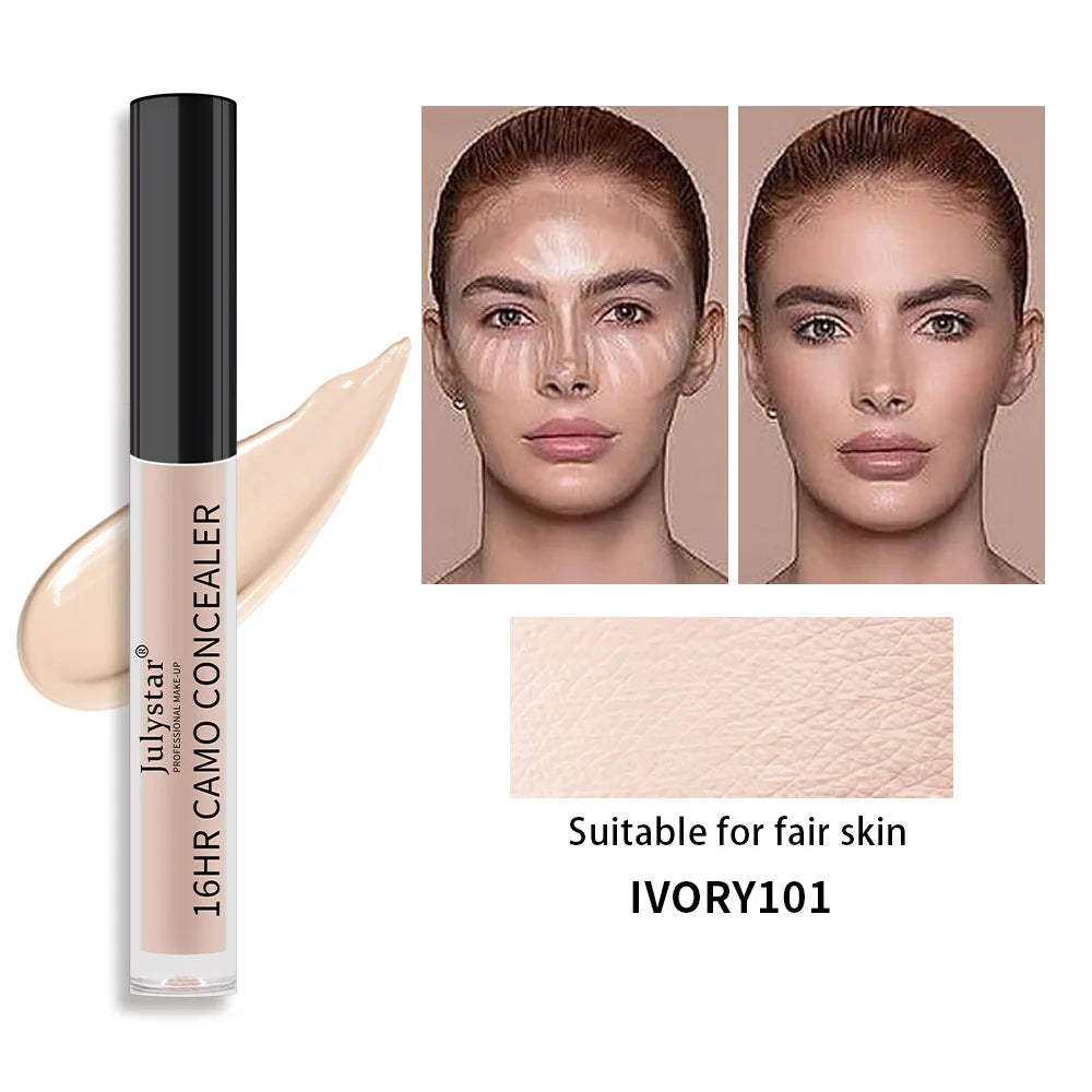 Julystar 16HR Camo Liquid Concealer | Full Coverage, All Skin