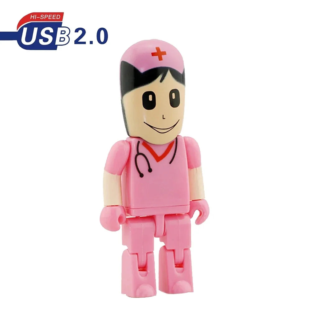 Doctor & Nurse Novelty USB Flash Drive 4GB–64GB | USB 2.0 Novelty USB Flash Drive PRIMED 8 GB Style6