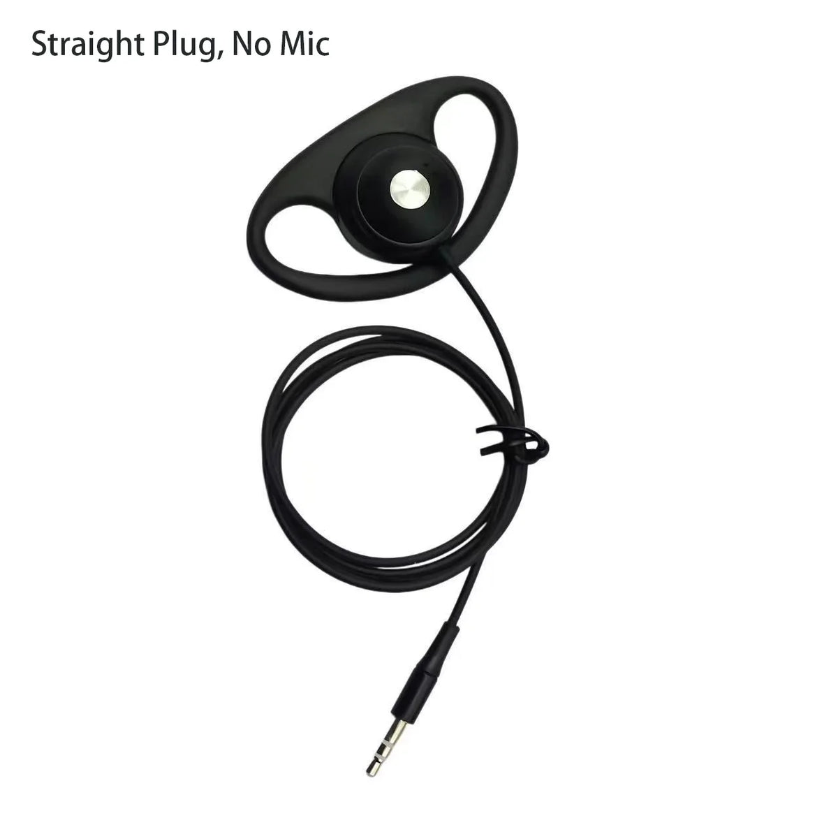 Tour Guide Earhook Headset Mic | Motorola Walkie Talkie Compatible Wired Earhook Headset PRIMED No Mic