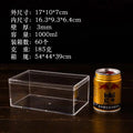Rectangular Acrylic Storage Box – Clear Organizer for Food & Gifts