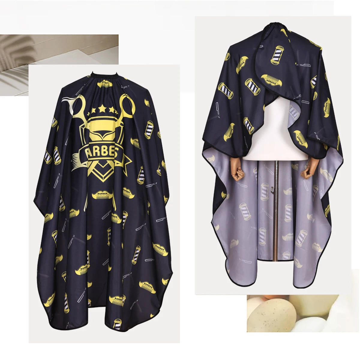 Professional Barber Haircut Cape – Salon Hairdressing Gown Hairdressing Cape PRIMED