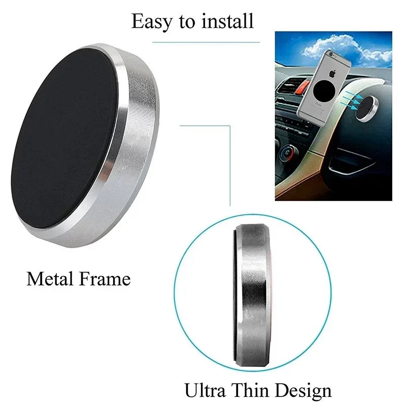 Magnetic Car Phone Holder Dashboard Mount – Universal Fit Car Phone Mount PRIMED