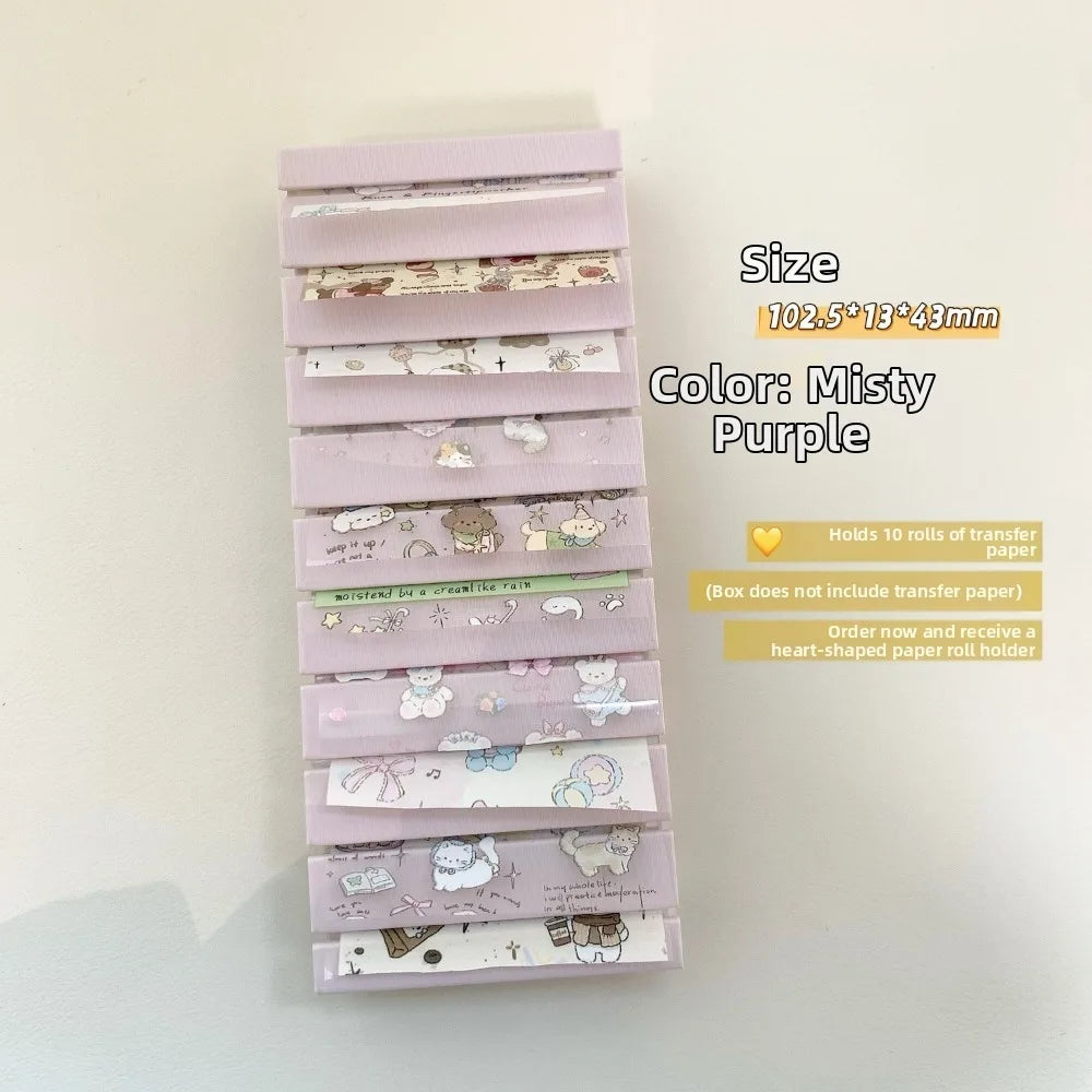 10-Grid Nail Foil Storage Box – 3D Printed Nail Art Organizer