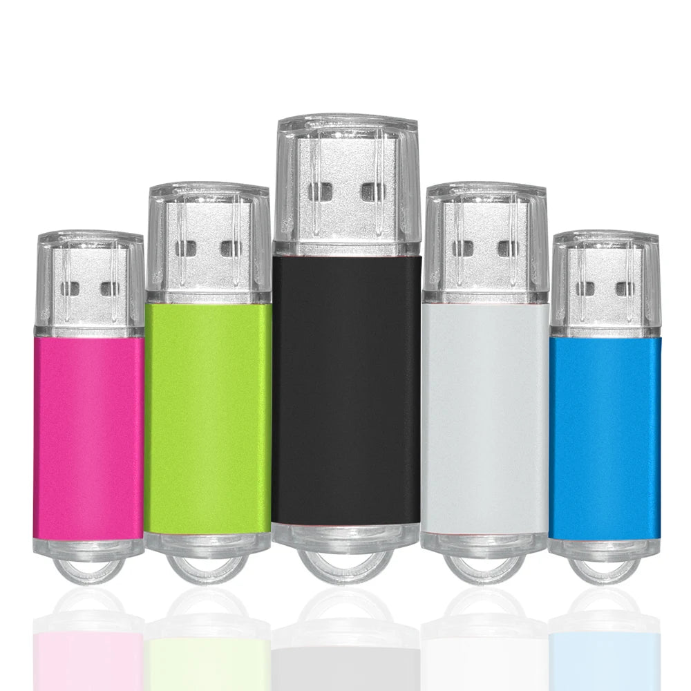 Colorful Metal USB 2.0 Flash Drive 1GB–64GB | Pen Drive Gift USB Flash Drive PRIMED
