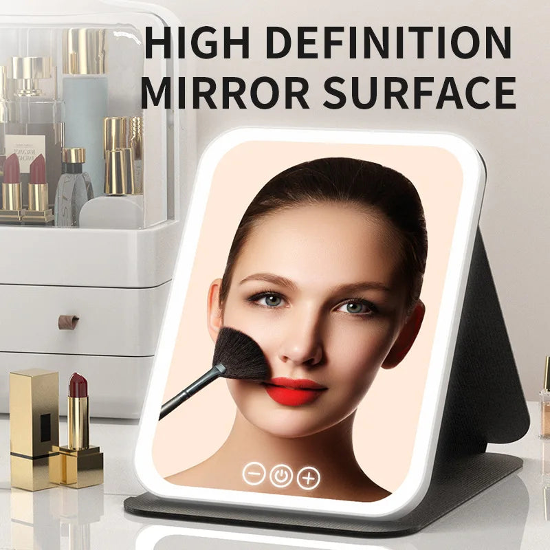 Portable LED Vanity Mirror – 3-Color Light & 360° Adjustable LED Vanity Mirror PRIMED